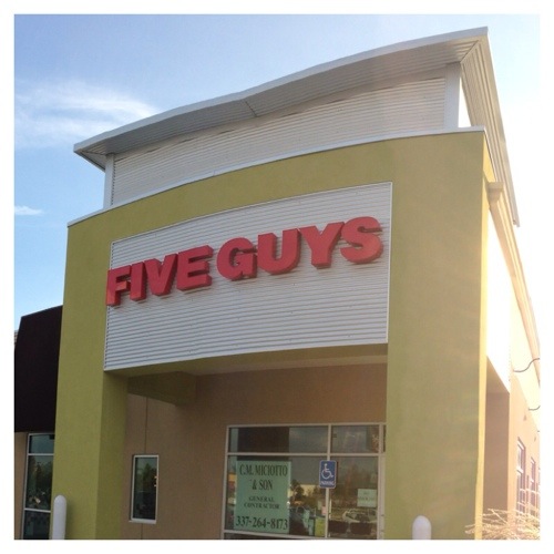Five Guys is moving right along! Developing Lafayette