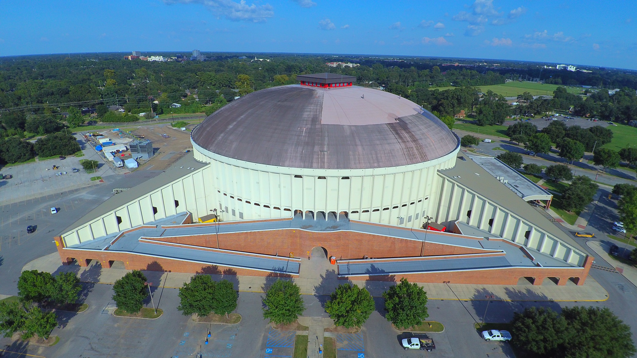 Cajundome Roof Renovations Developing Lafayette