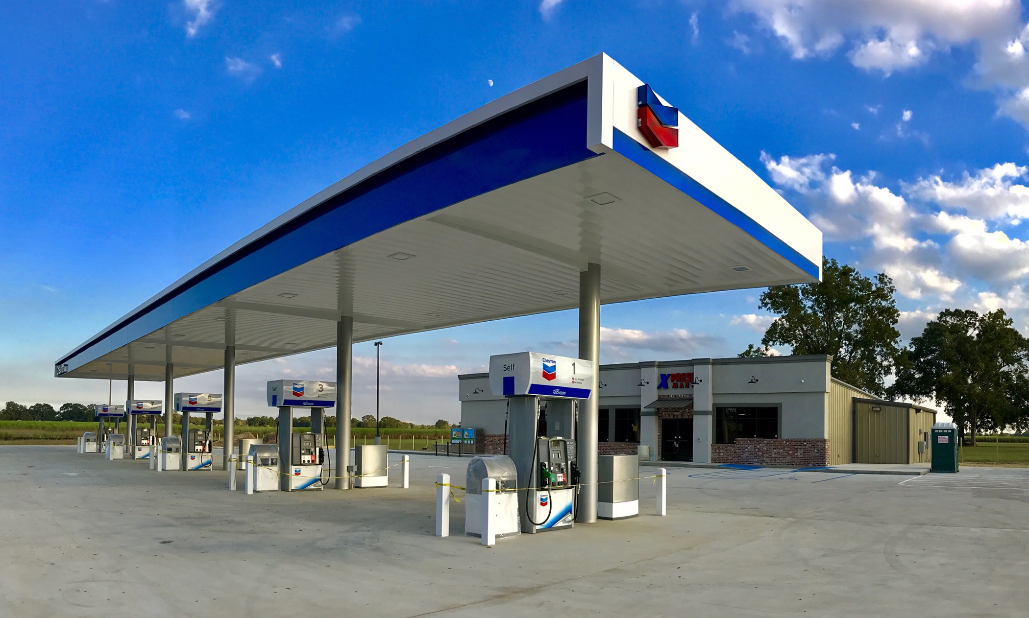 Completed Chevron on Gloria Switch Developing Lafayette