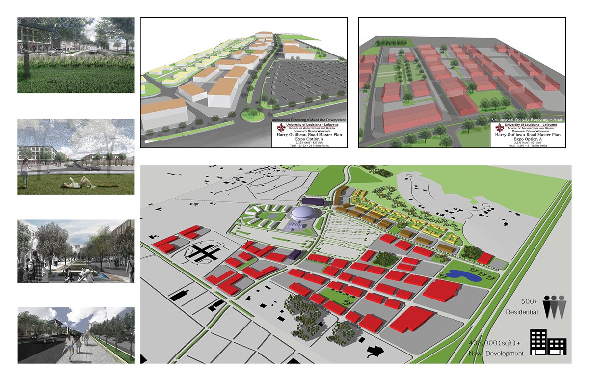 Harry Guilbeau Road & I-49 Gateway Park and Proposed Crowne Expo Center ...