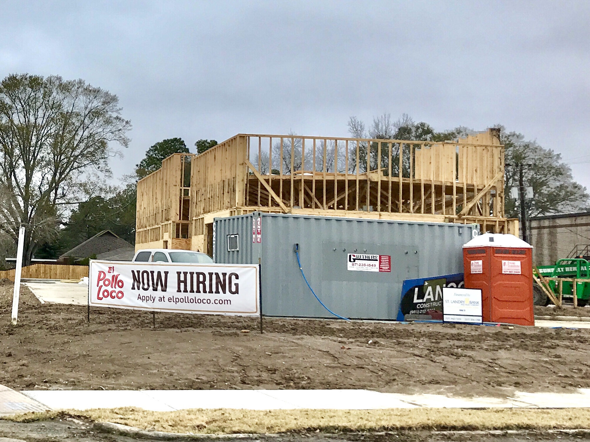 El Pollo Loco Progress – Developing Lafayette