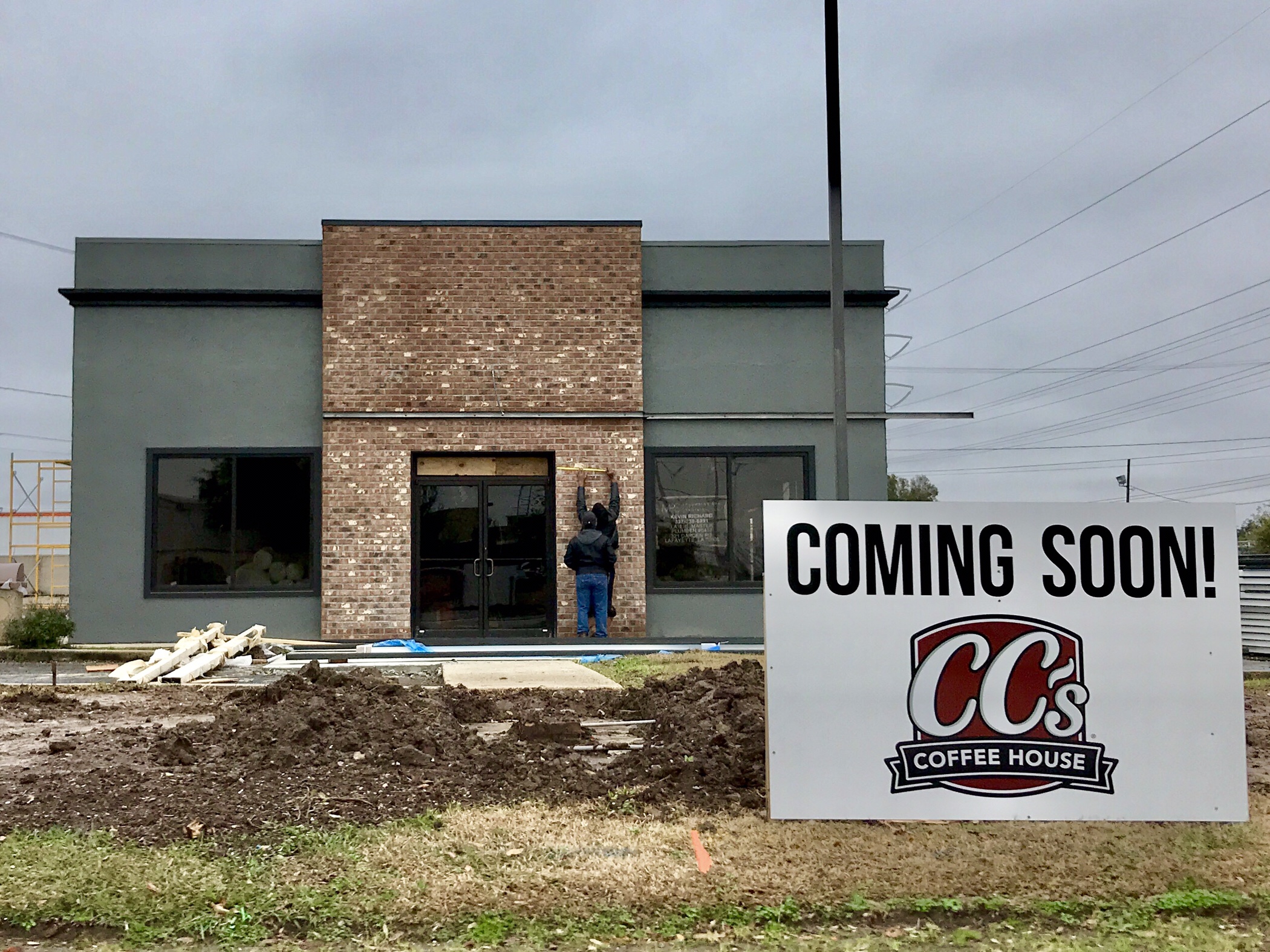 CC’s Coffee Progress Near Acadiana Mall Developing Lafayette