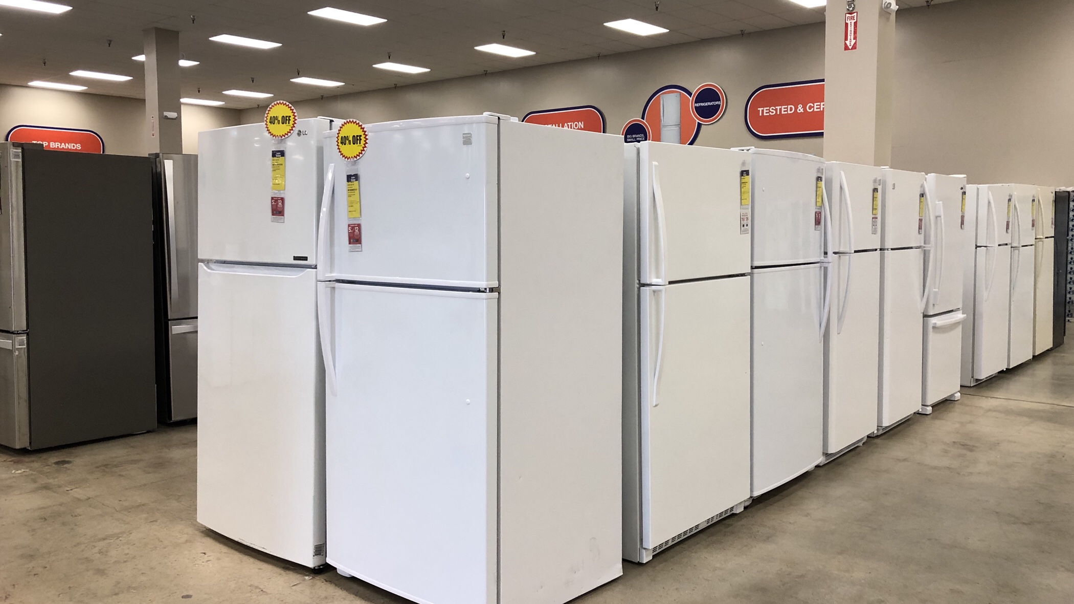 Sears outlet deals refrigerators near me