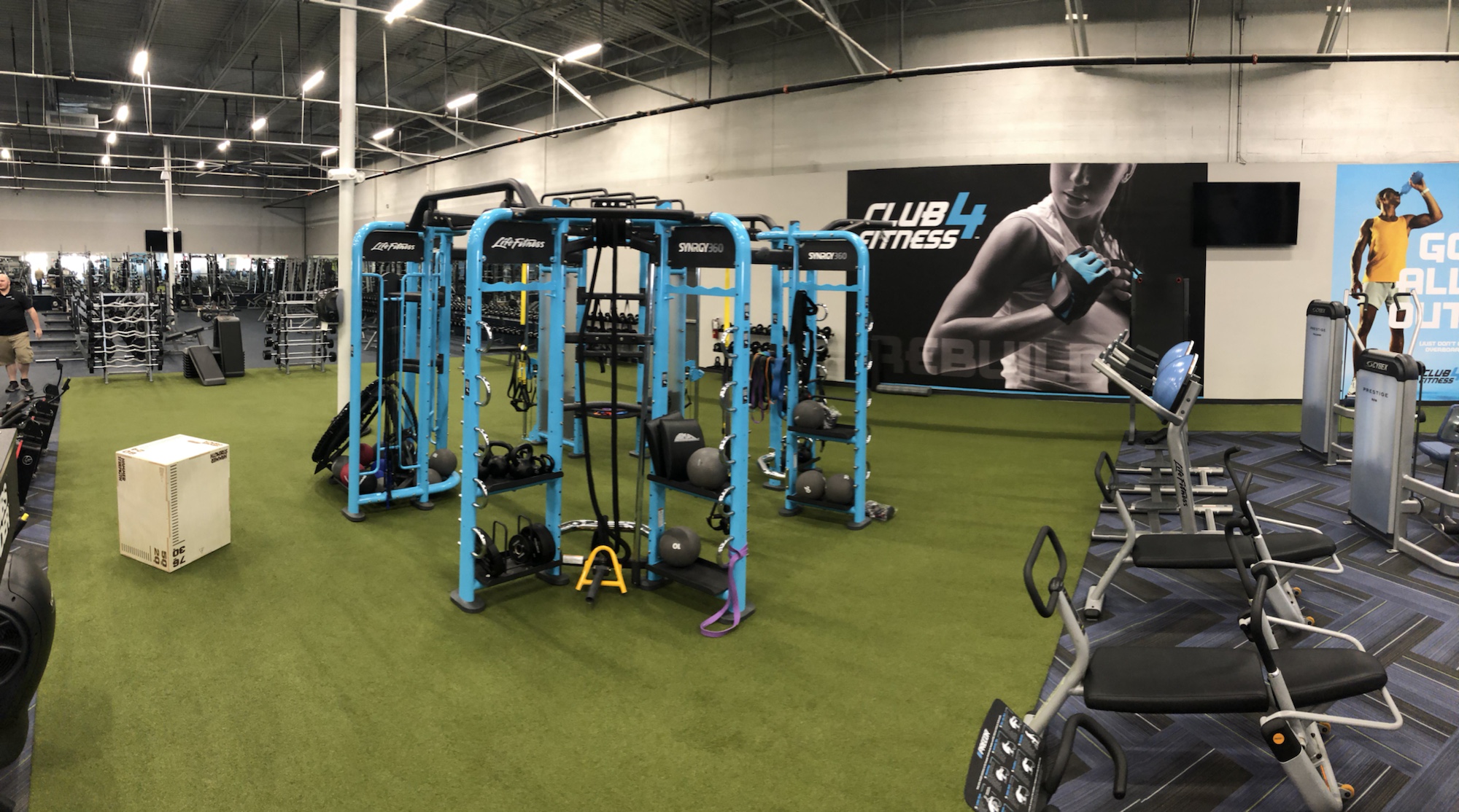 Inside Of The All-new Club4Fitness In South Lafayette – Developing