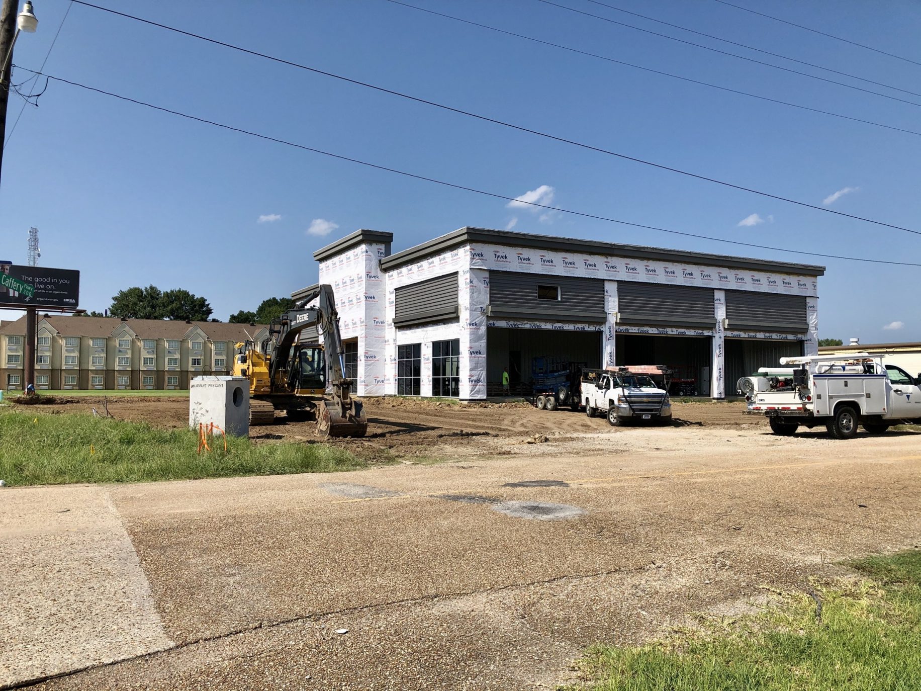 Southern Tire Mart Construction Progress Developing Lafayette