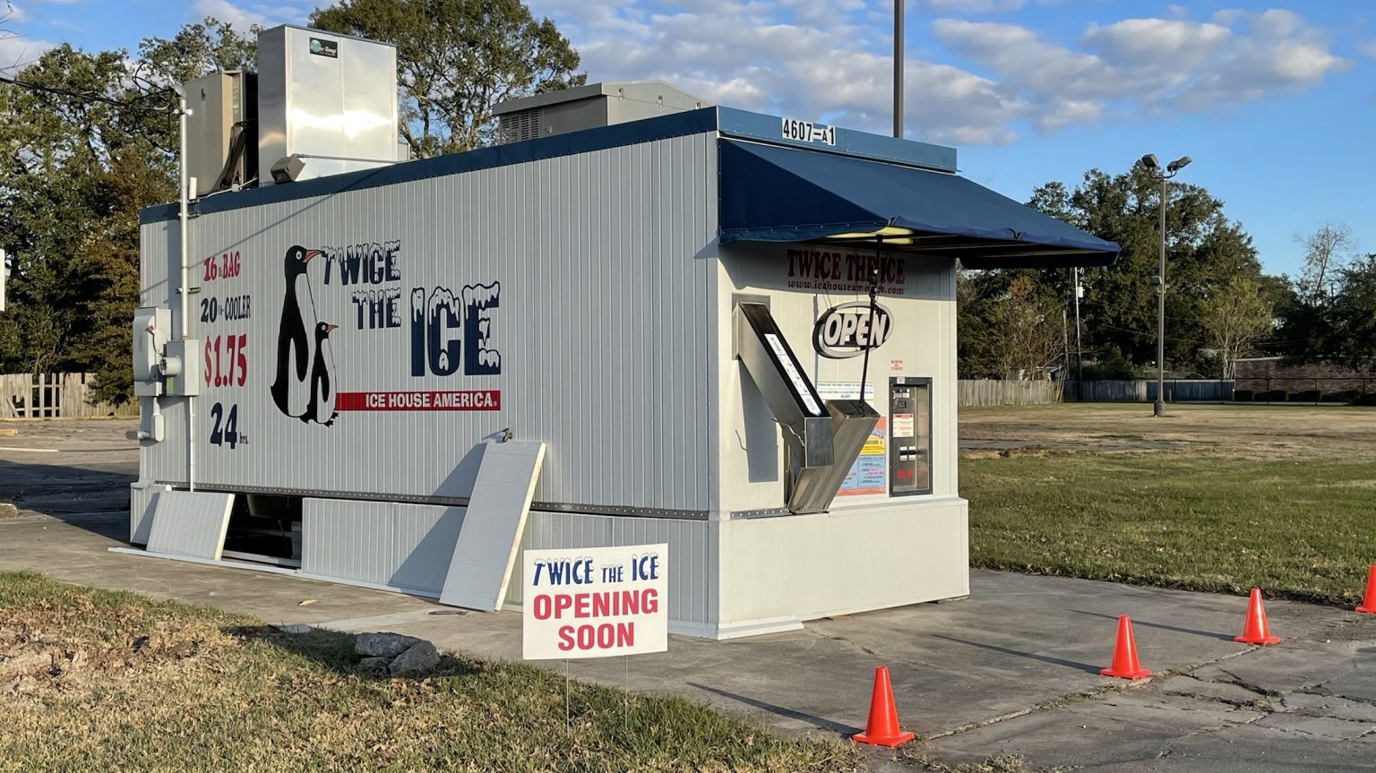 Twice The Ice, Bulk Ice Vending, Relocating To The Front Of Johnston