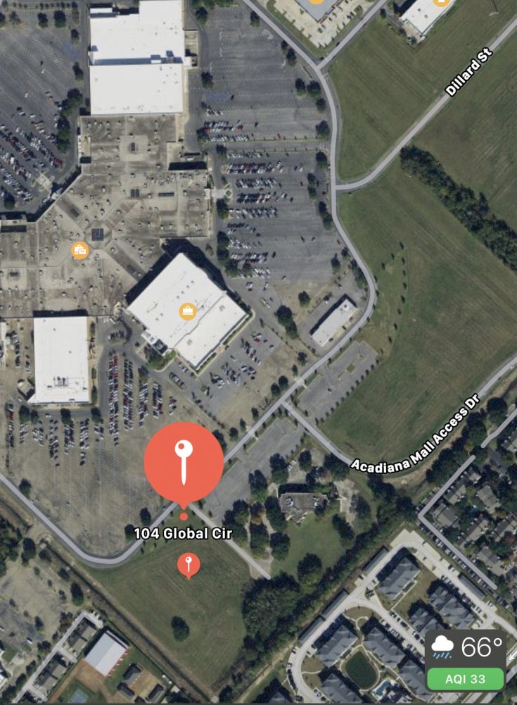 Acadiana Mall map