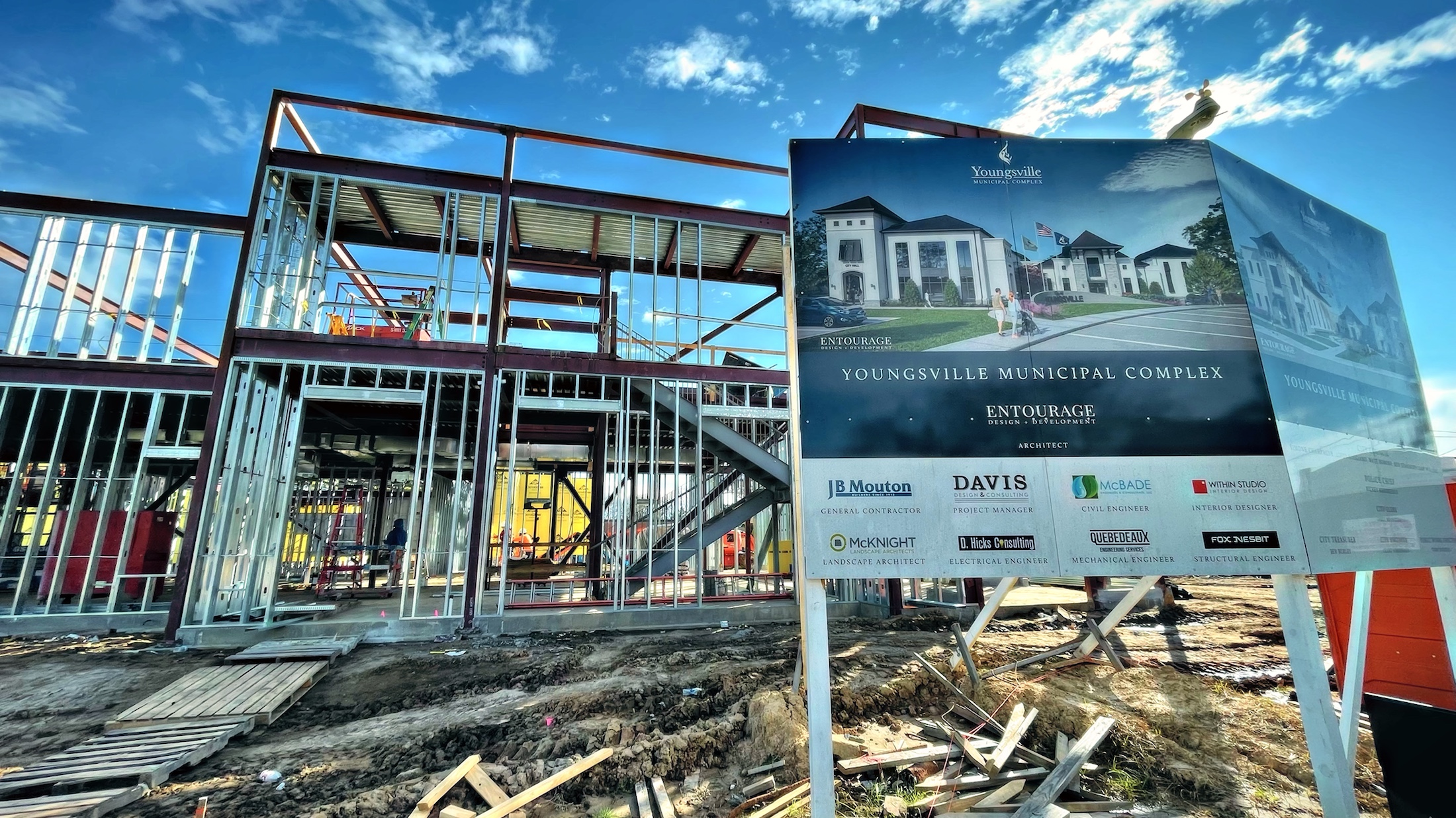 Construction Of Youngsville’s New Municipal Complex Developing Lafayette
