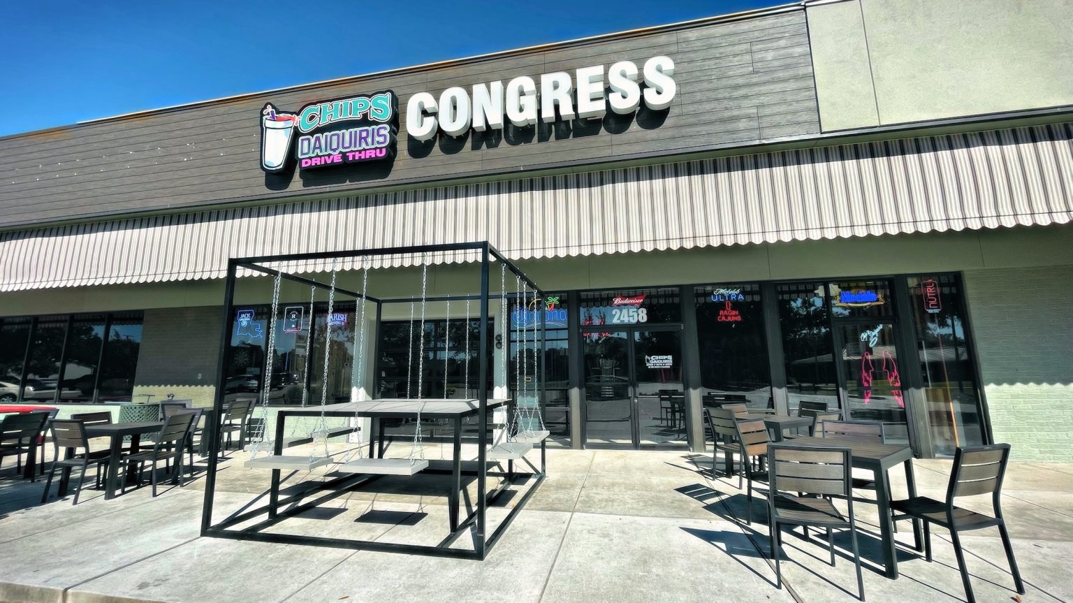 Inside of the New Chip’s Daiquiris On Congress, Now Open Developing