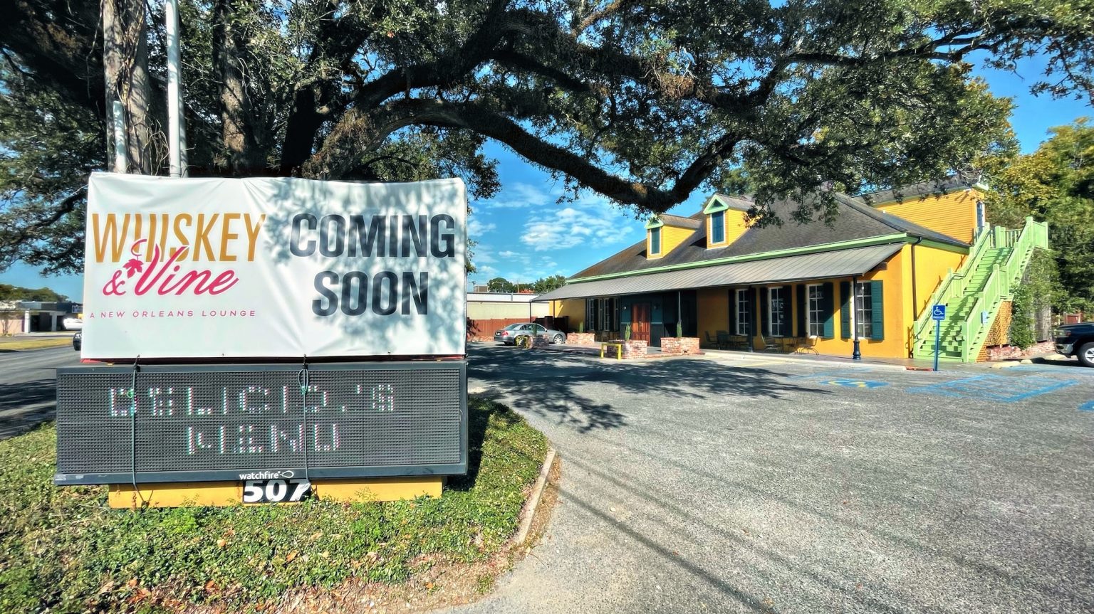 Whiskey & Vine, A Reimagined New Orleansstyle Jazz Club & Restaurant