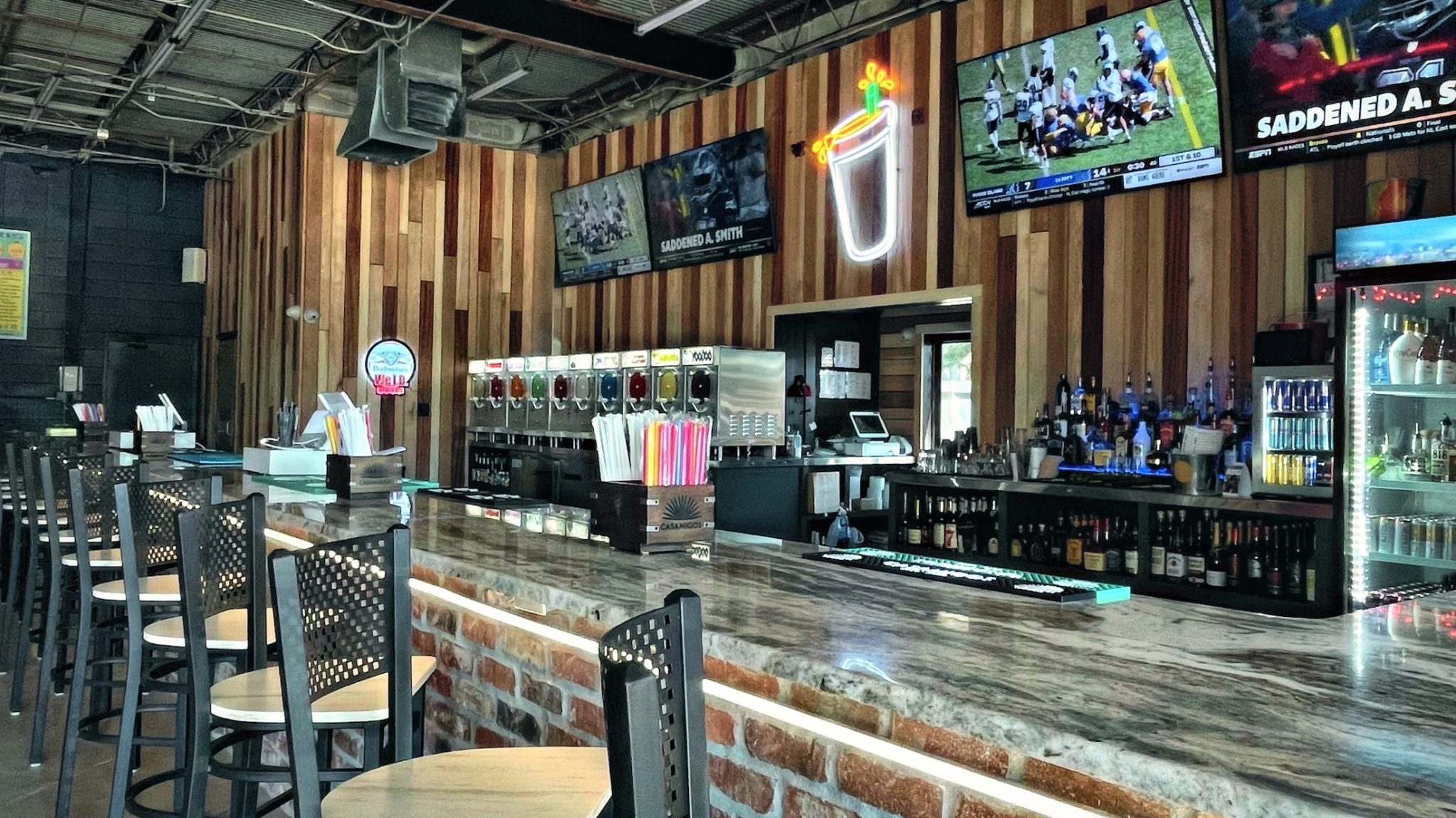 Inside of the New Chip’s Daiquiris On Congress, Now Open Developing