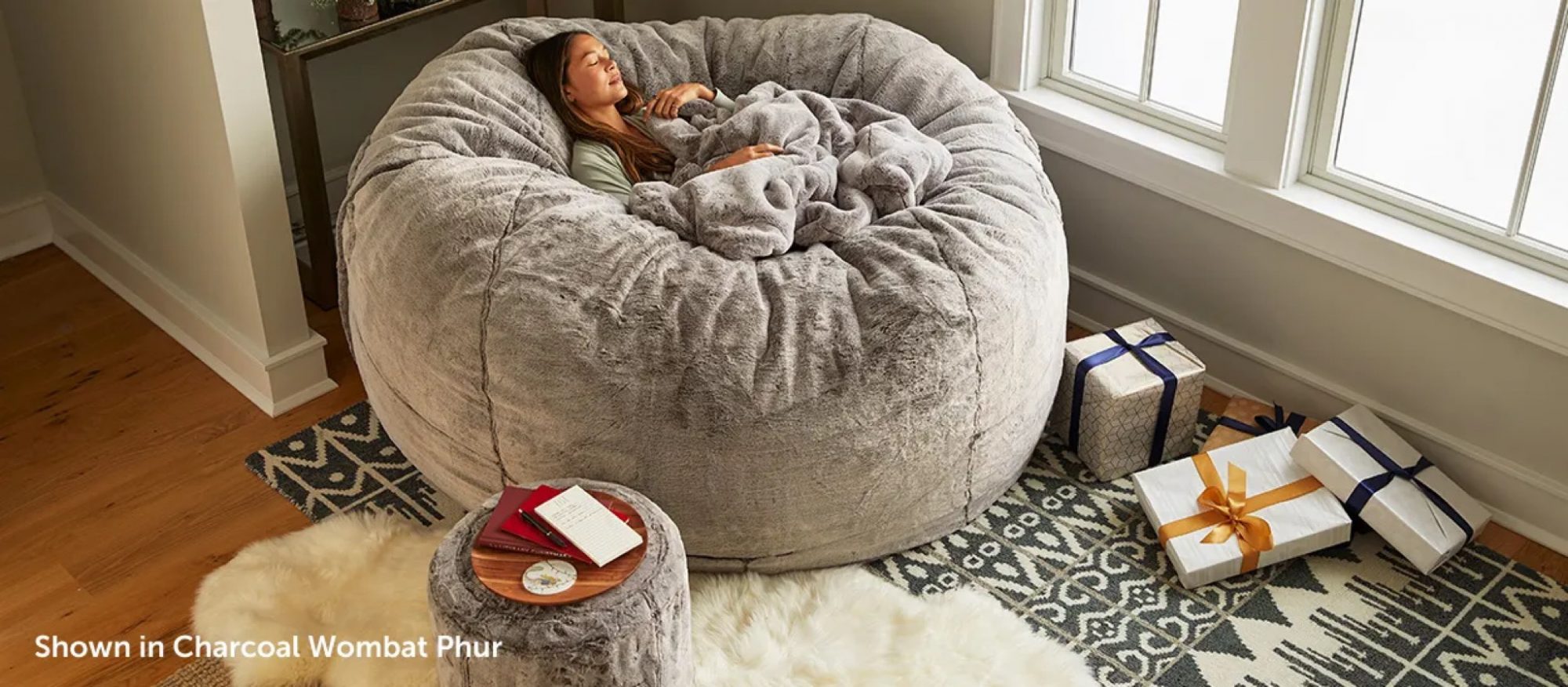 Multi-Purpose Oversize Beanbag Sac Cover Soft Living Room Giant