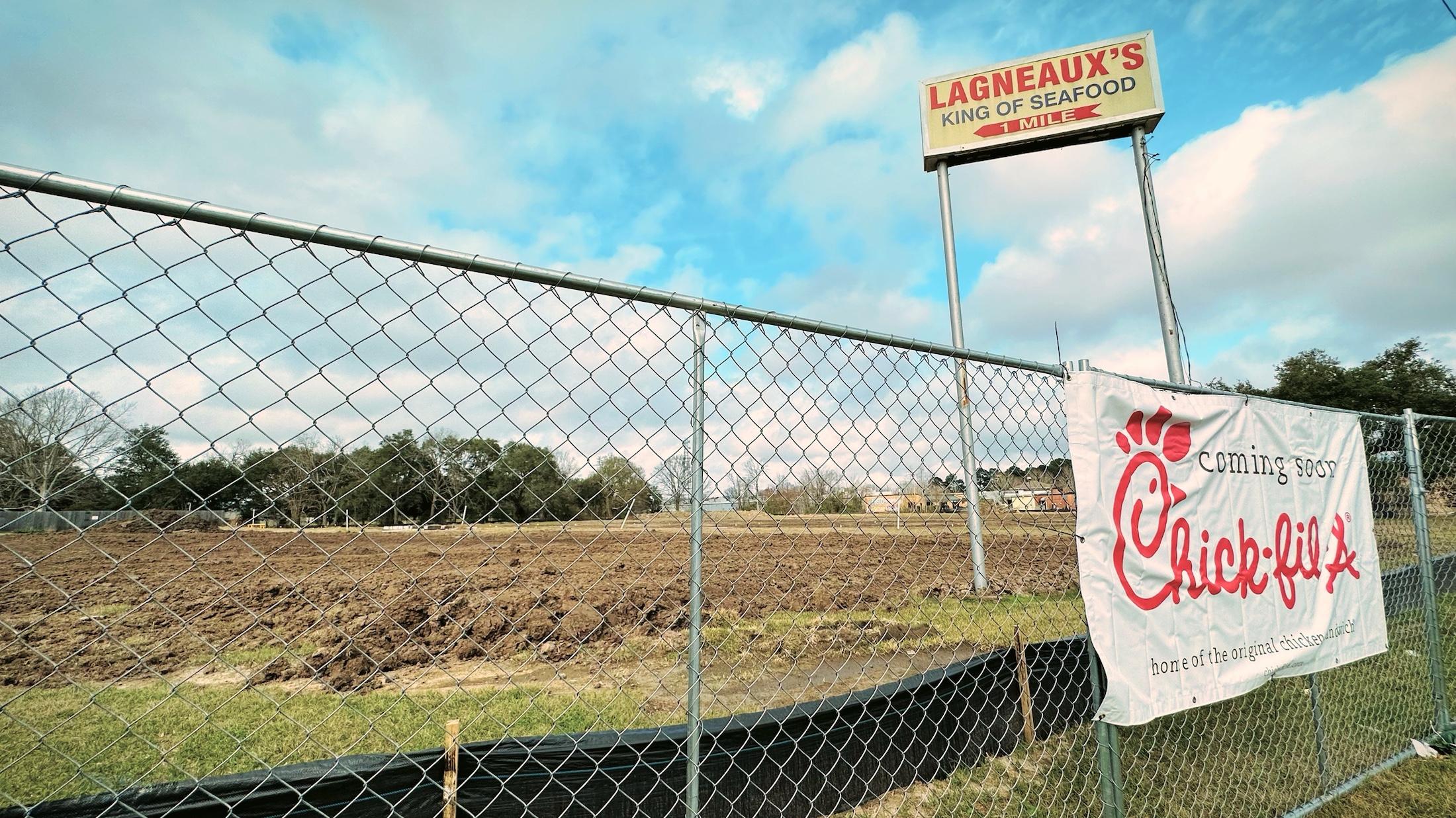 Construction Has Officially Begun on the New ChickFila on Johnston