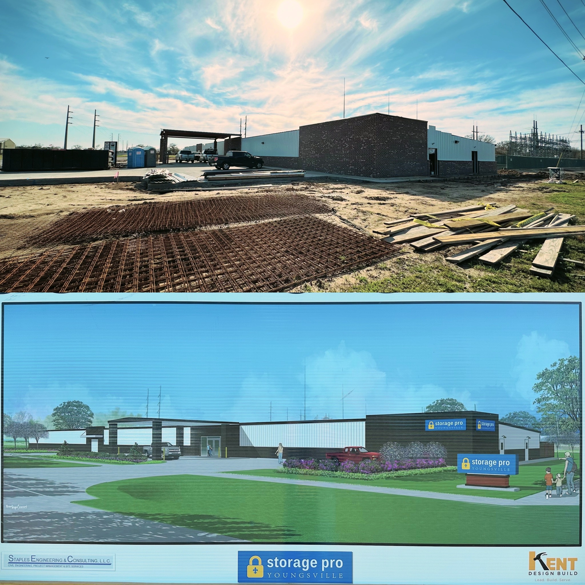 New LifeStorage Facility Is Under Construction in Youngsville Along E