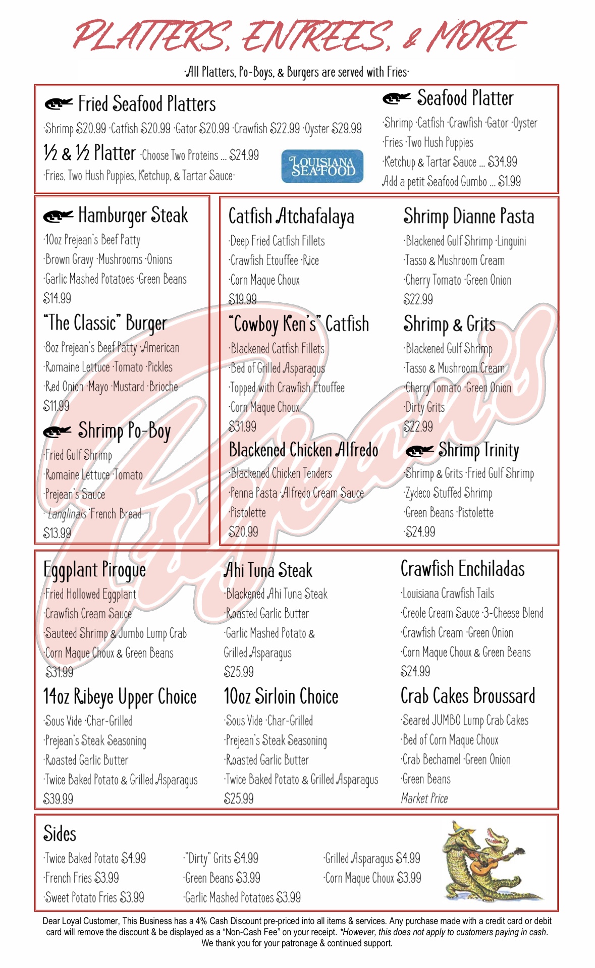 Prejean’s Cajun Restaurant in Broussard Opens Today – Developing Lafayette