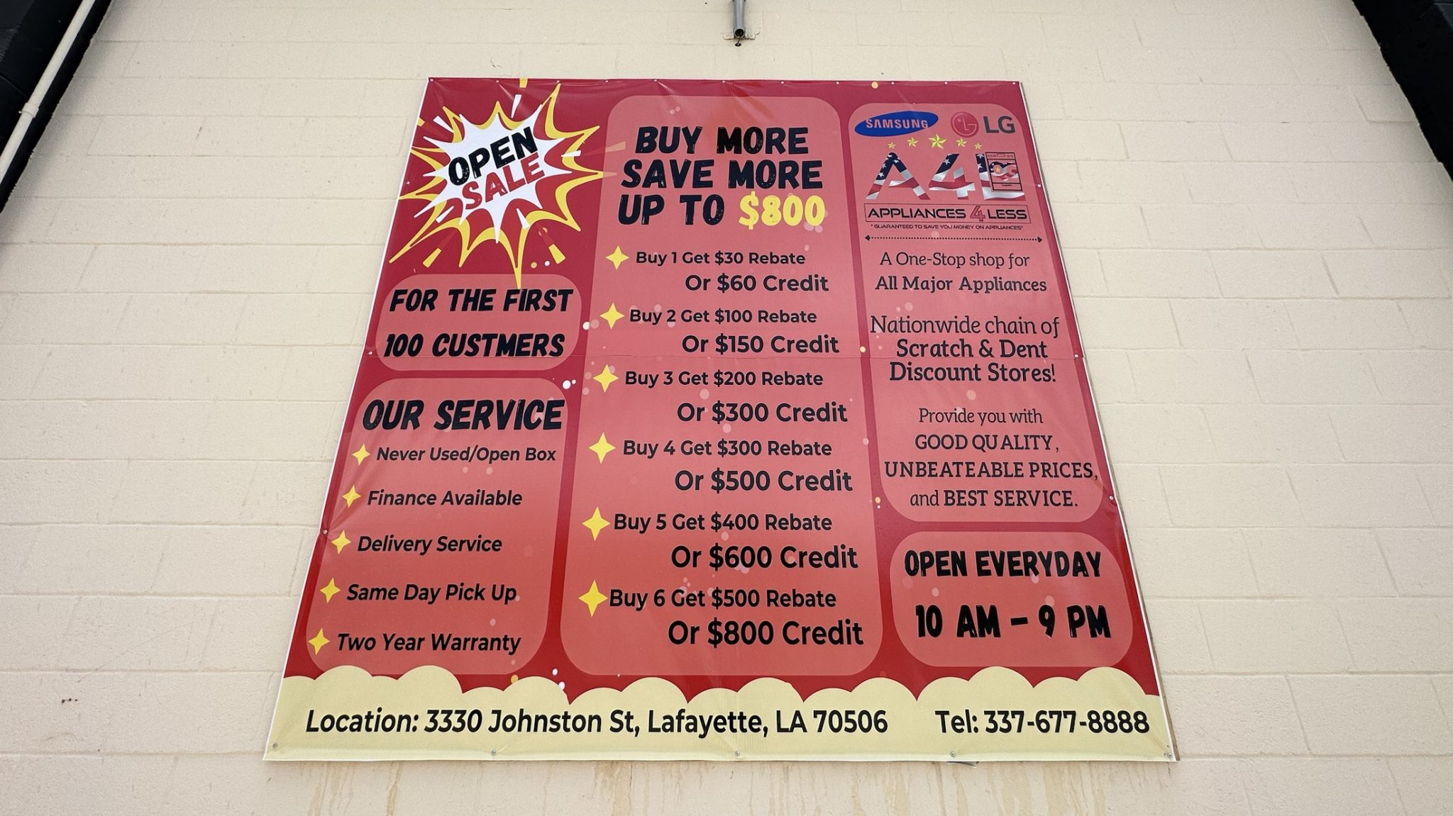 Appliances 4 Less, A New Discount Appliance Store Now Open On Johnston