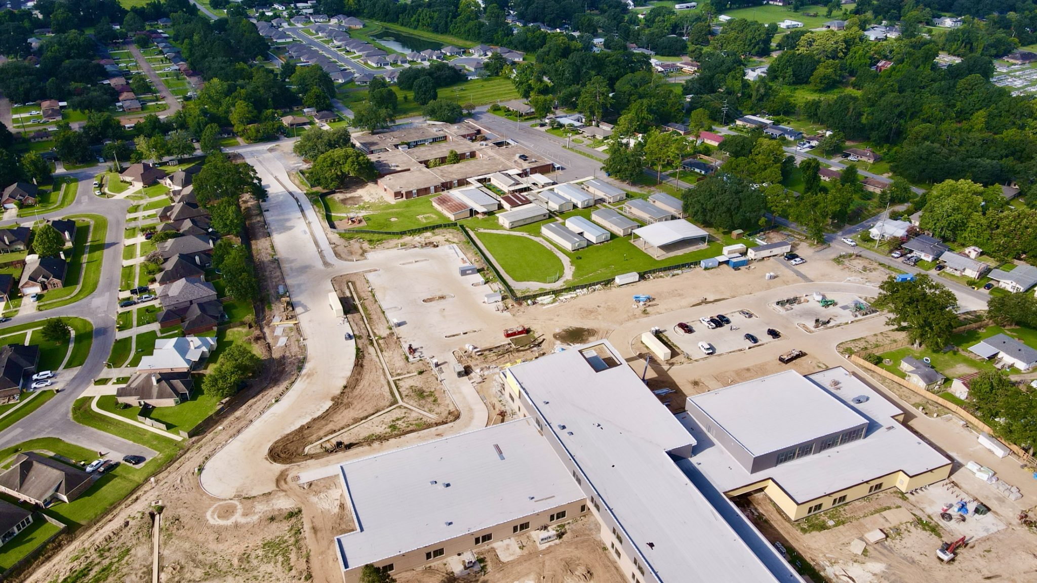 Inside Construction Look at New Carencro Bob Lilly Elem, Formerly ...