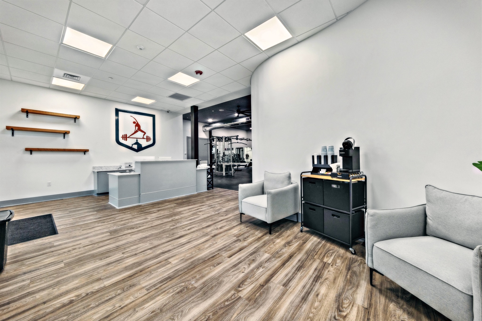 Inside of the New West Village Athletic Club In Scott, Louisiana Developing Lafayette