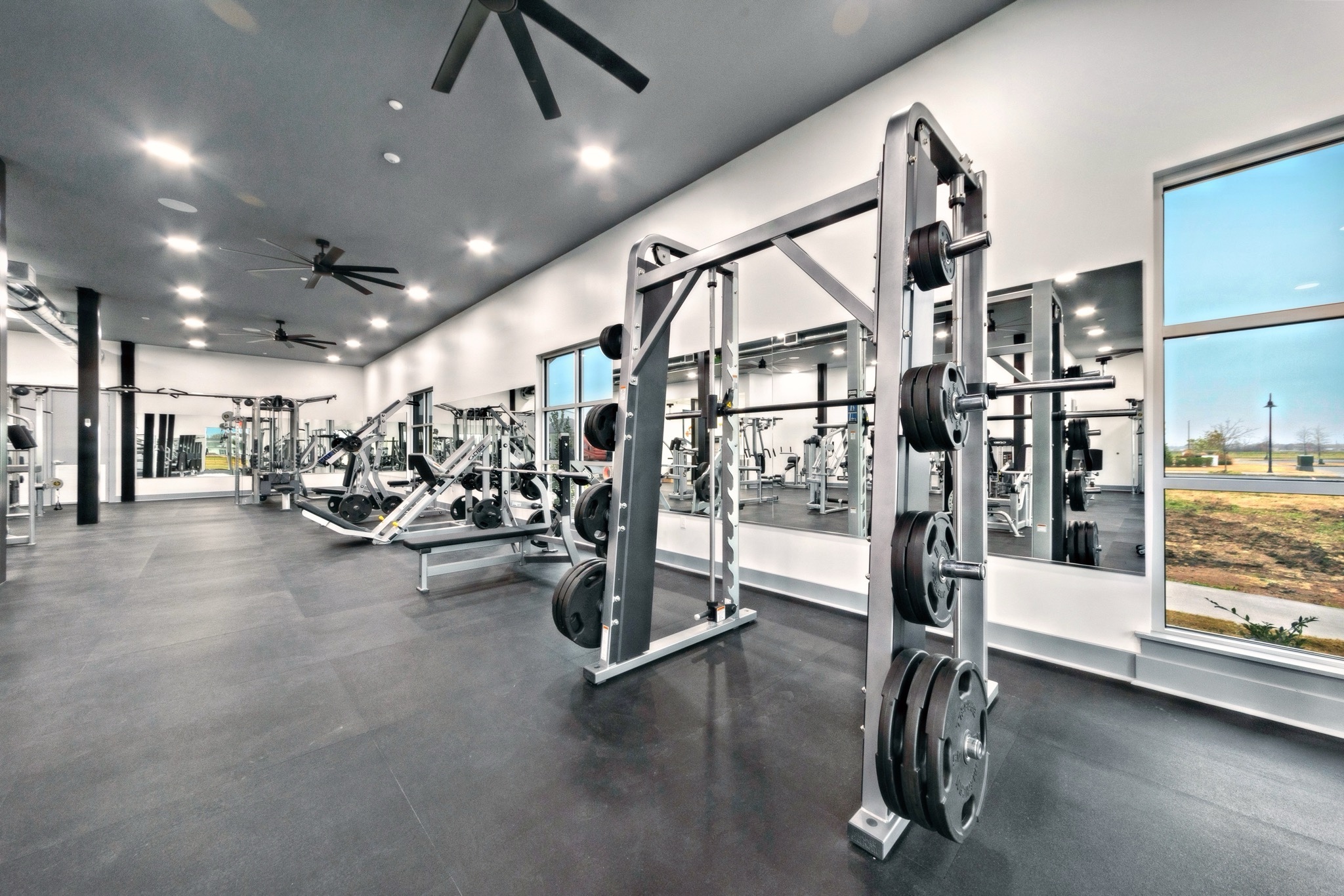 Inside of the New West Village Athletic Club In Scott, Louisiana Developing Lafayette