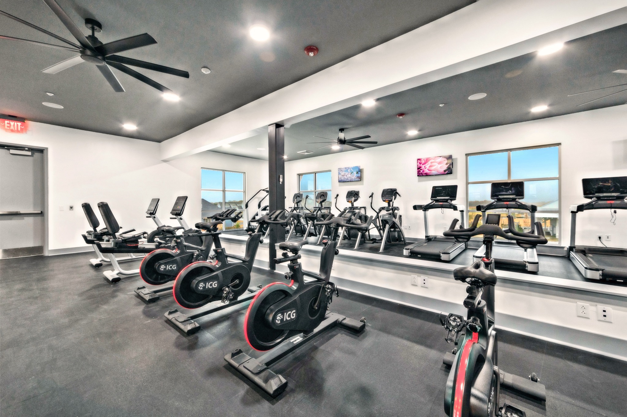 Inside of the New West Village Athletic Club In Scott, Louisiana Developing Lafayette